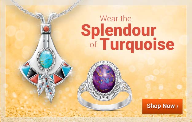 Wear the Splendour of Turquoise - Shop Now