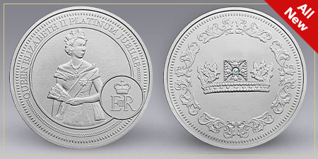 Queen Elizabeth II Diamond Diadem Coin