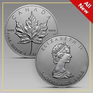 The First Five Silver Maple Leaf Coins
