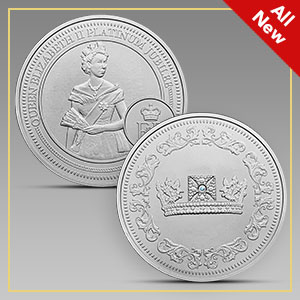 Queen Elizabeth II Diamond Diadem Coin